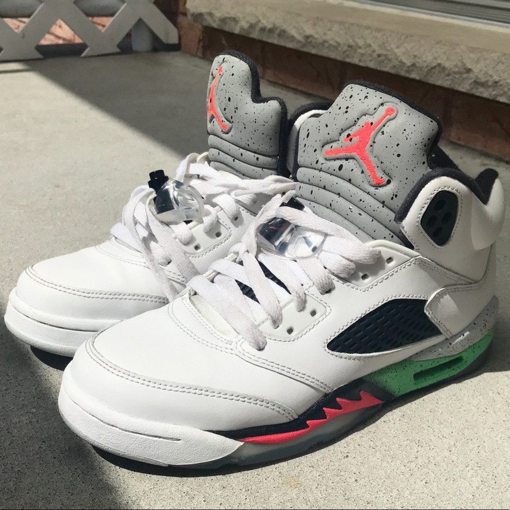 Jordan 5 Retro ‘Pro Star’ Poison Green (Yo…